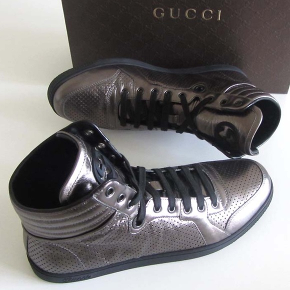 GUCCI GG nappa high-top sneakers 10.5 G / 11.5 US - Picture 5 of 8
